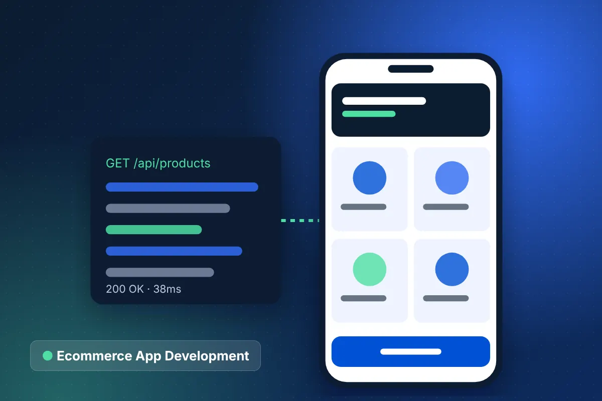 Ecommerce app development of an iOS and Android shopping app synced with an online store